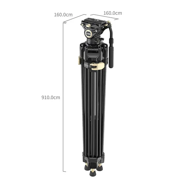 SmallRig 3751P AD-01 Heavy-Duty Tripod w/Fluid Head 