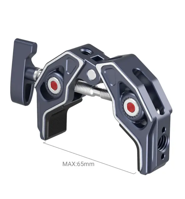 SmallRig 3755 Crab-Shaped Clamp Universalklemme for lettere utstyr 