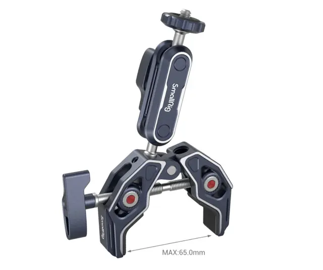 SmallRig Crab-Shaped Clamp with Ballhead Magic Arm 3757