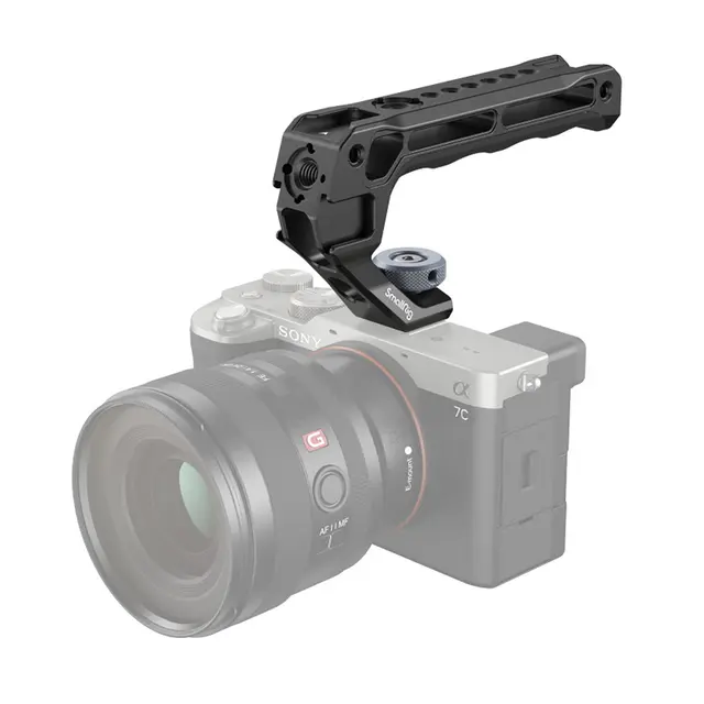 SmallRig 3764 Top Handle with Cold Shoe Topphåndtak med tilbehørsfester 
