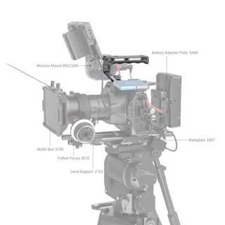 SmallRig 3765 ARRI Locating Top Handle H&#229;ndtak til Cage