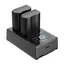 SmallRig 3820 EN-EL15 Battery &amp; Charger Ladeadapter inkl 2stk EN-EL15 batterier