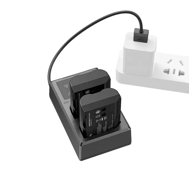 SmallRig 3820 EN-EL15 Battery & Charger Ladeadapter inkl 2stk EN-EL15 batterier 