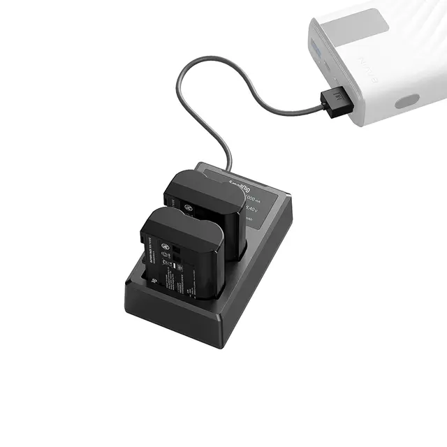 SmallRig 3820 EN-EL15 Battery & Charger Ladeadapter inkl 2stk EN-EL15 batterier 