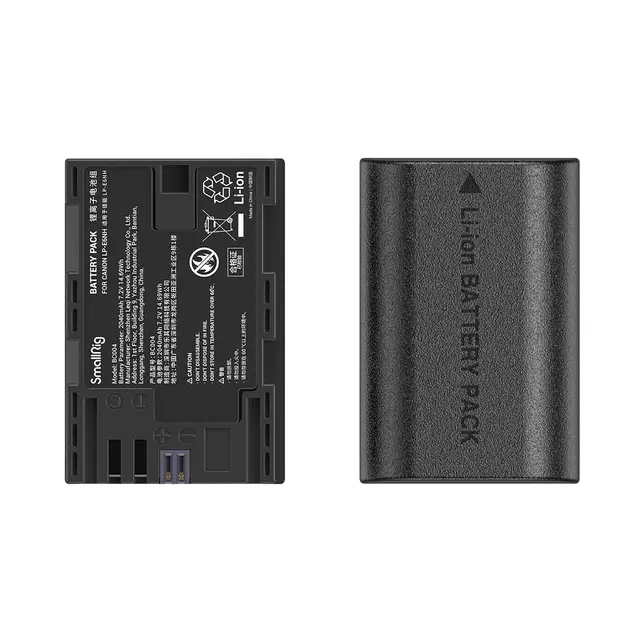 SmallRig 3821 LP-E6NH Battery & Charger USB-C Lader + 2stk batterier til Canon 