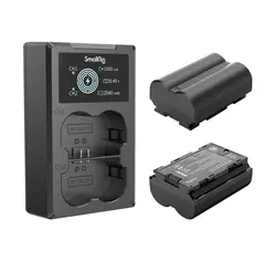 SmallRig 3822 NP-W235 Battery &amp; Charger USB-C Lader + 2stk batterier tilFujifilm