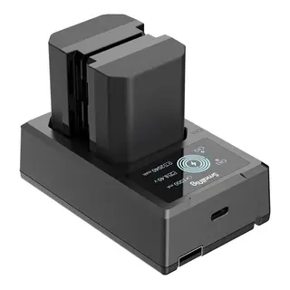 SmallRig 3824 NP-FZ100 Battery &amp; Charger USB-C Lader + 2stk batterier til Sony