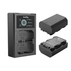 SmallRig 3824 NP-FZ100 Battery &amp; Charger USB-C Lader + 2stk batterier til Sony