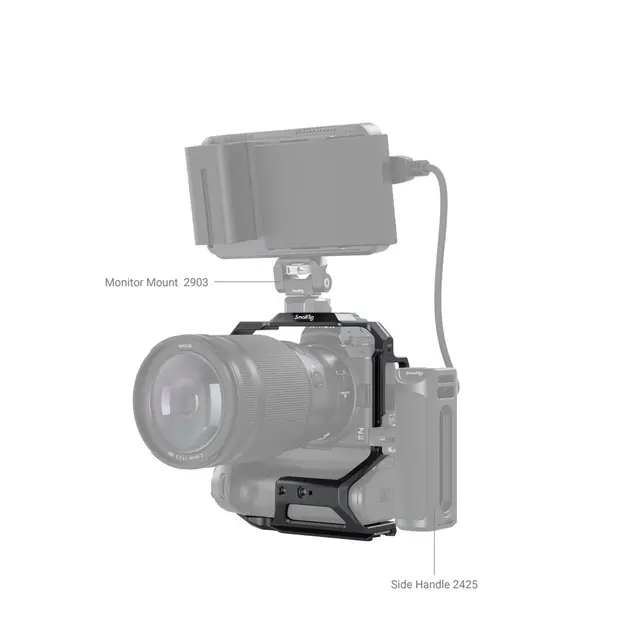 SmallRig 3866 Cage for Nikon Z6II/Z7II Kamerabur for Z-serie m/grep MB-N11 