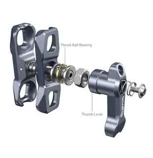 SmallRig 3873 Magic Arm Dual Ball Head Miniarm med to kule-ledd