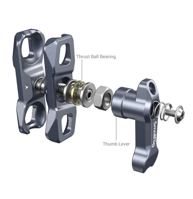 SmallRig 3873 Magic Arm Dual Ball Head Miniarm med to kule-ledd 