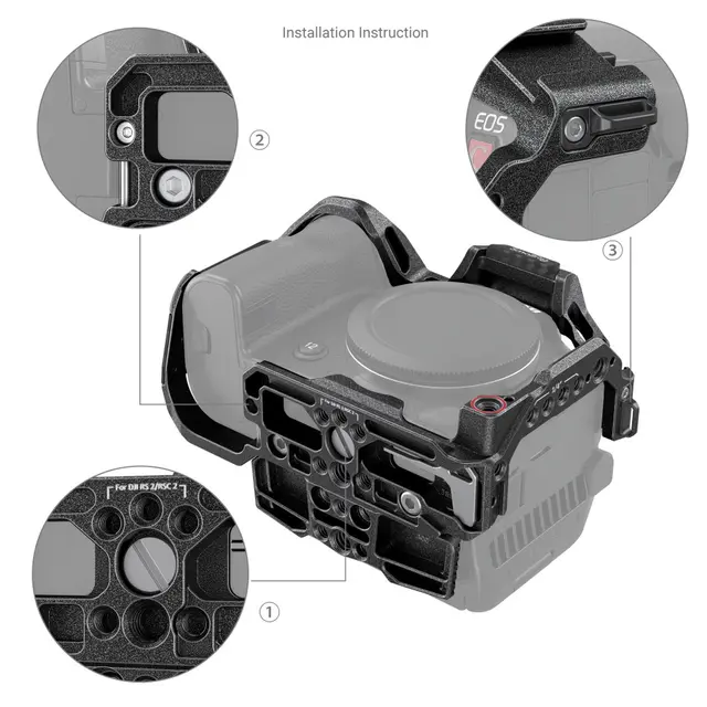 SmallRig 3890 Cage Black Mamba For Canon R5 C 