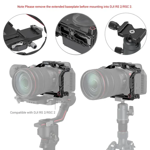 SmallRig 3890 Cage Black Mamba For Canon R5 C 