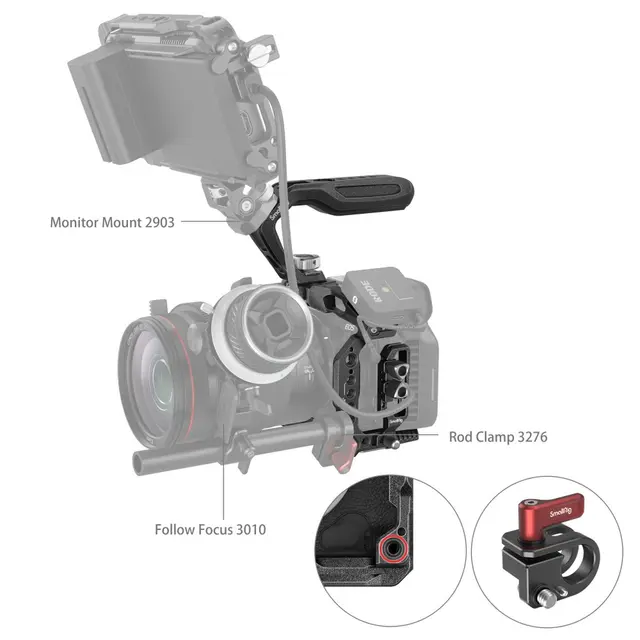 SmallRig 3891 Handheld Kit Black Mamba For Canon R5 C 