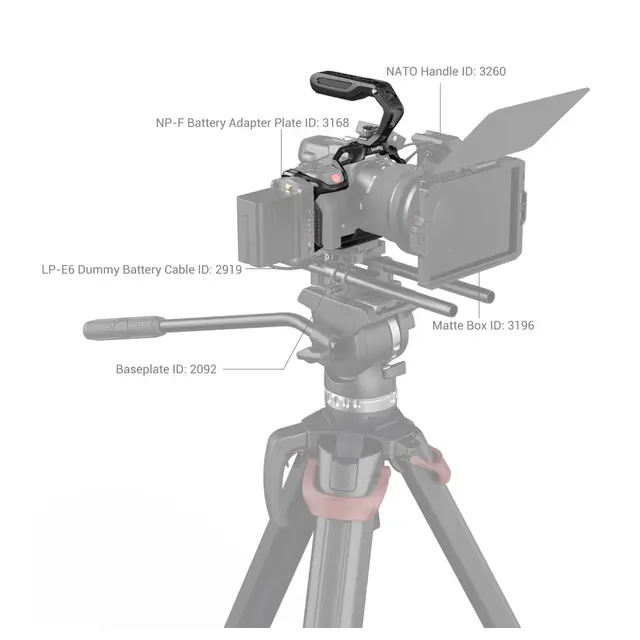 SmallRig 3891 Handheld Kit Black Mamba For Canon R5 C 