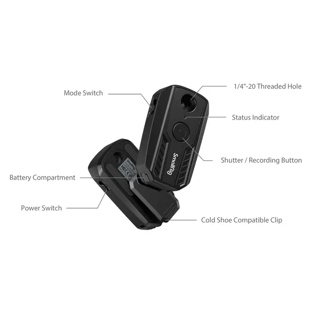 SmallRig 3902 Wireless Remote Control For Sony / Canon / Nikon Cameras 