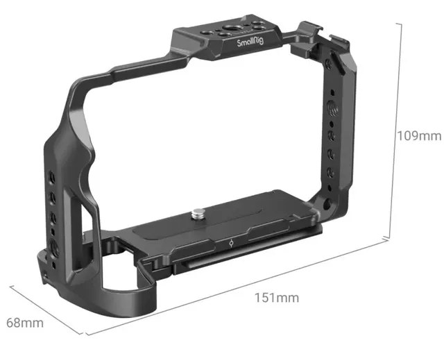 SmallRig 3934 Cage for Fujifilm X-H2S Kamerabur med mange festepunkter 