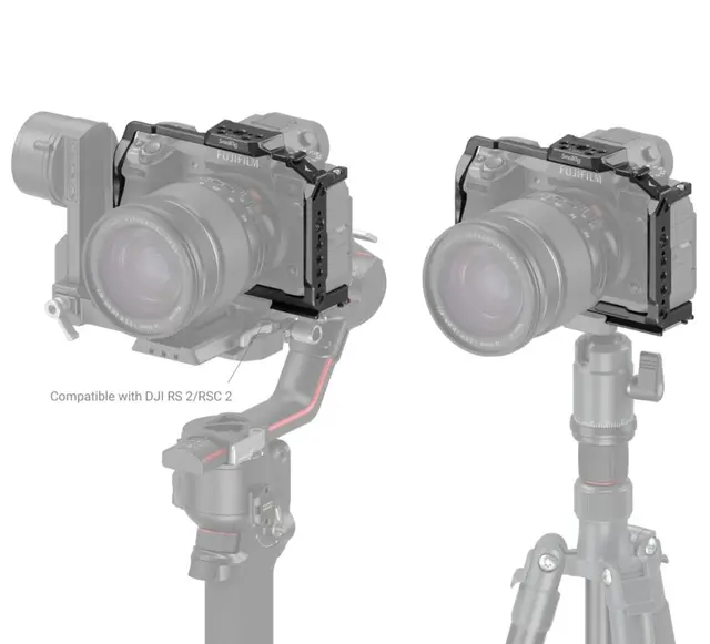 SmallRig 3934 Cage for Fujifilm X-H2S Kamerabur med mange festepunkter 