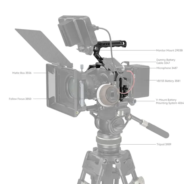 SmallRig 3941 Cage Kit For Nikon Z8 Kamerabur m/topphåndtak 