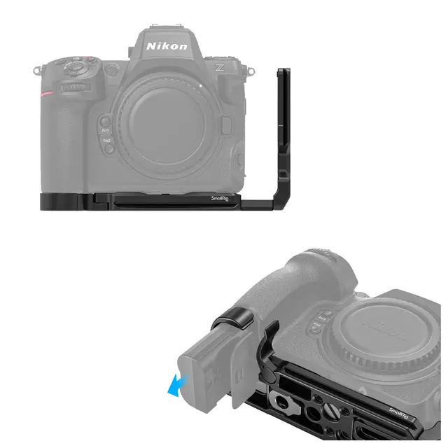 SmallRig 3942 L-Bracket Z8 Vinkelskinne For Nikon Z8 Arca Swiss 