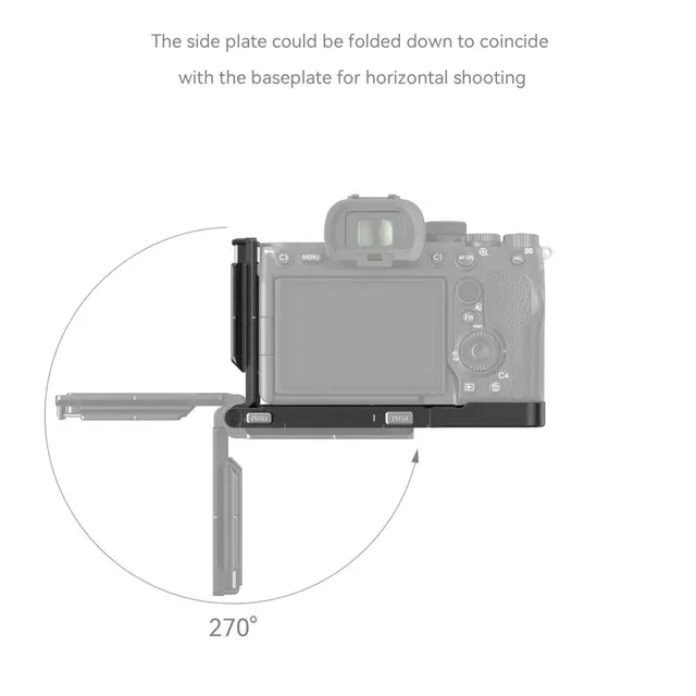 SmallRig 3984 Foldable L-Shape Mount Pl. For Sony A7R V / A7 IV / A7S III 
