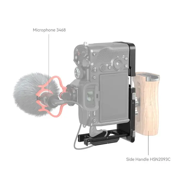 SmallRig 3984 Foldable L-Shape Mount Pl. For Sony A7R V / A7 IV / A7S III 