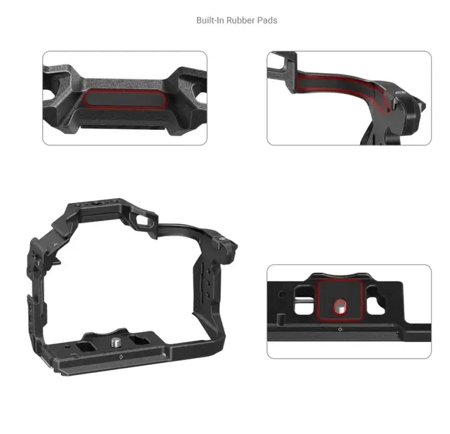 SmallRig 4004 Cage Black Mamba Canon R10 Kamerabur med mange festepunkter 