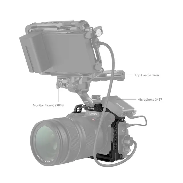 SmallRig 4022 Cage Lumix S5 II Kamerabur Panasonic Lumix S5 II / G9 II 