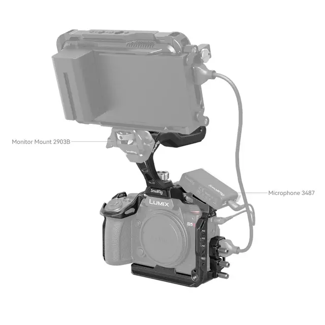 SmallRig 4024 Black Mamba Cage Kit For Panasonic Lumix S5 II og G9 II 