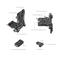 SmallRig 4064B Compact V-Mount Battery Mounting System