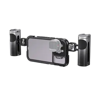 SmallRig 4078 Mobile Video Cage Kit Dual handheld bur for iPhone 14 Pro Max