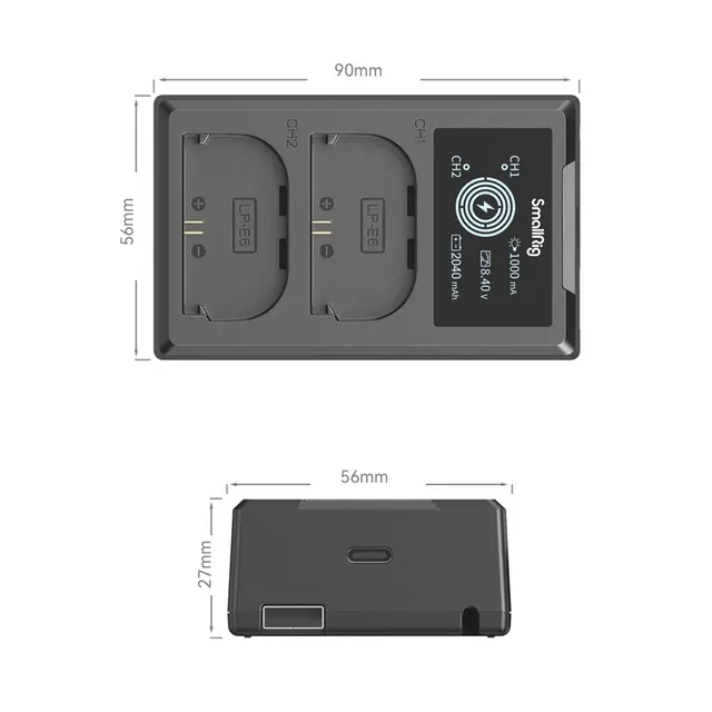 SmallRig Mini V Mount Battery Plate with Belt Clip 2990