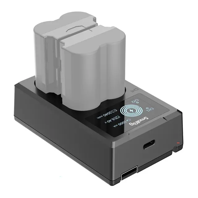 SmallRig 4085 Battery Charger NP-W235 Ladeadapter USB-C 2stk Fujifilm NP-W235 