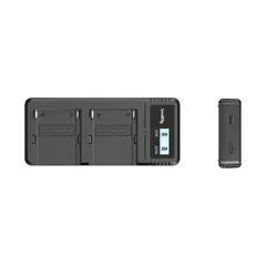 SmallRig 4086 Battery Charger NP-F970 Dobbelt ladeadapter for NP-F batterier
