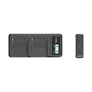 SmallRig 4086 Battery Charger NP-F970 Dobbellader for NP-F970 batterier
