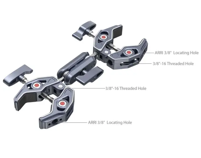 SmallRig Super Clamp with Double Crab-Shaped Clamps 4103