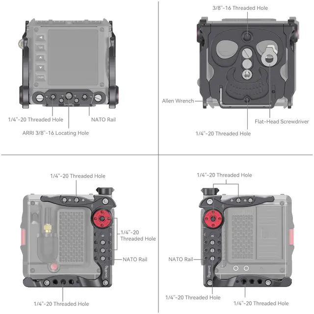 SmallRig 4111 Cage Kit Advanced For RED Komodo 
