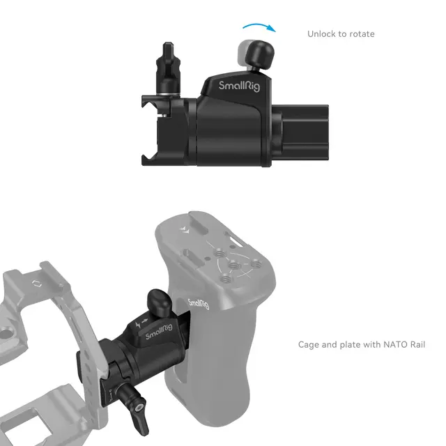 SmallRig 4112 Universal Rotating Handle Adapter 