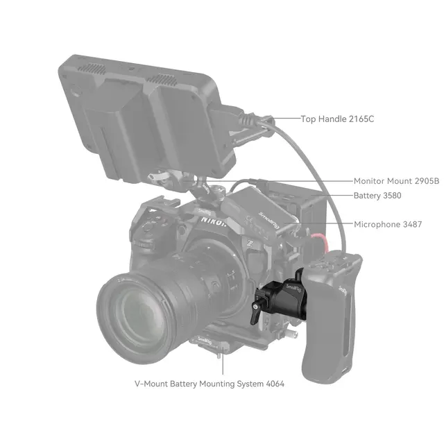SmallRig 4112 Universal Rotating Handle Adapter 