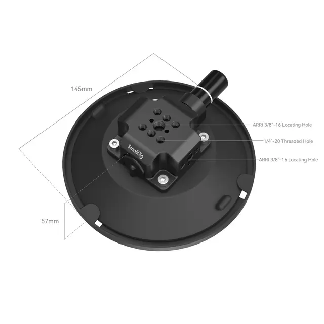 SmallRig 4114 Suction Cup 6" With Camera Mount 