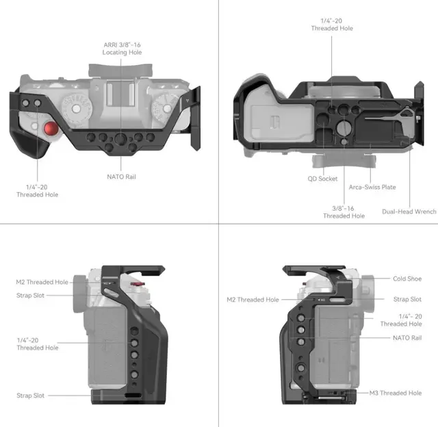 SmallRig Multifunctional Cage for FUJIFILM X-T5 4135