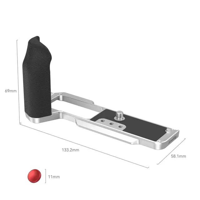 SmallRig 4136 L-Shape Grip Fujifilm X-T5 Grep m/ Arca Swiss feste X-T5 Silver 
