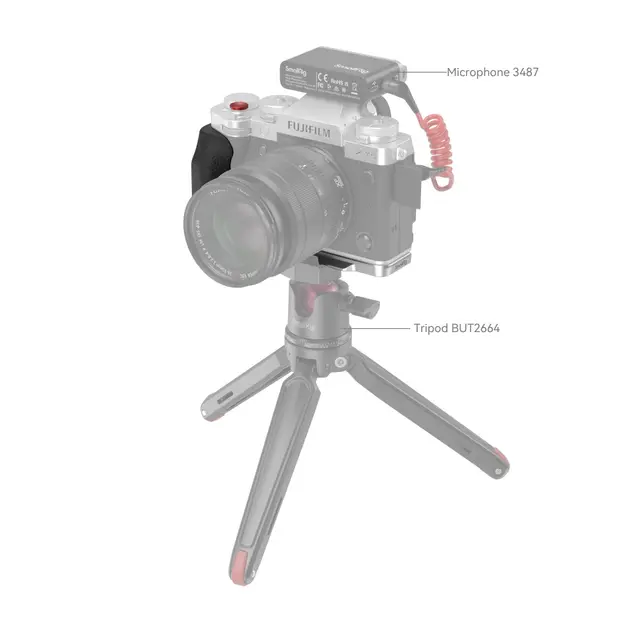 SmallRig 4136 L-Shape Grip Fujifilm X-T5 Grep m/ Arca Swiss feste X-T5 Silver 