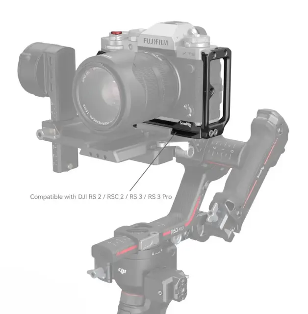 SmallRig 4137 L-Bracket Fujifilm X-T5 Vinkelskinne Arca Swiss 