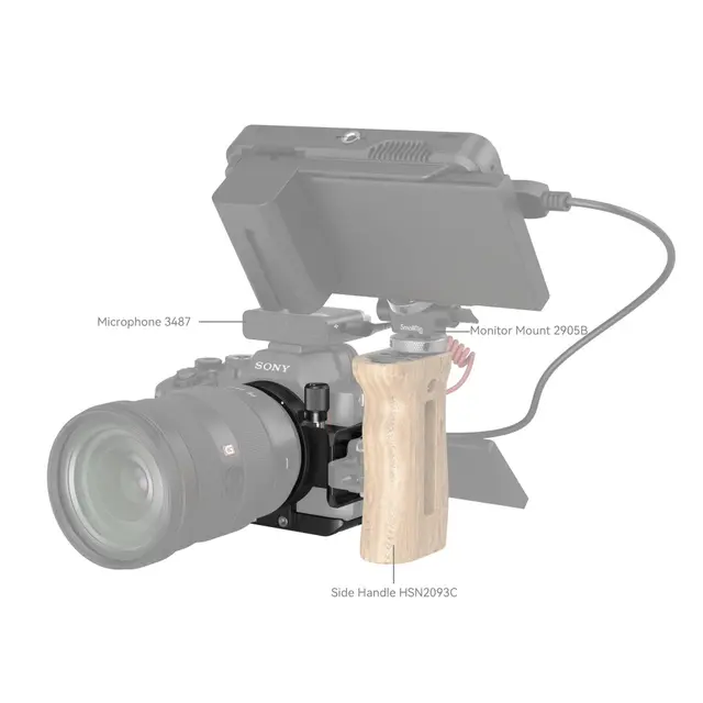 SmallRig 4148 Roterbar Horisont-Vertikal Mount Plate Kit for Sony A7 Serie 