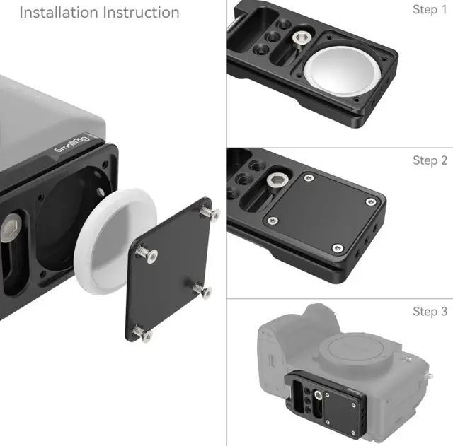 SmallRig Quick Release Mount Plate (Arca-Type Compatible) for AirTag