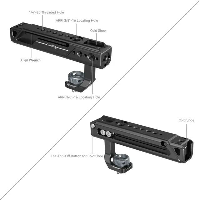 SmallRig 4153 Adjustable Top Handle ARRI Topphåndtak  med Arri-Låsefeste 