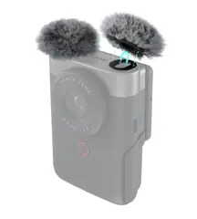 SmallRig 4177 Furry Windscreen V10 Mikrofon vindhette Canon Powershot V10