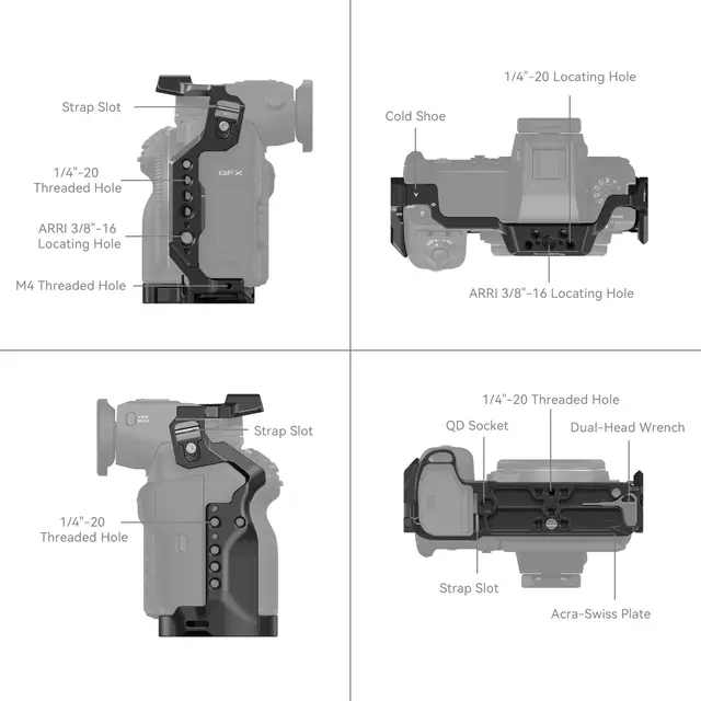 SmallRig 4201 Cage Kit GFX 100 II For Fujifilm GFX100 II 