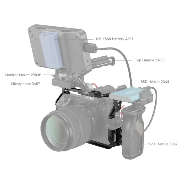 SmallRig 4201 Cage Kit GFX 100 II For Fujifilm GFX100 II 